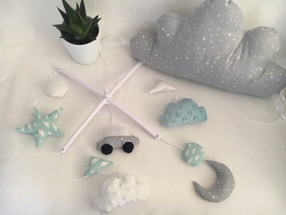 Mobile Musical Bebe Garcon Petite Voiture Cadeau Naissance Etsy
