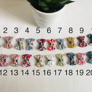 Baby magic barrette even without hair, anti-slip barrette, small girly bow for fine hair Individually birth, Christmas gift idea image 2