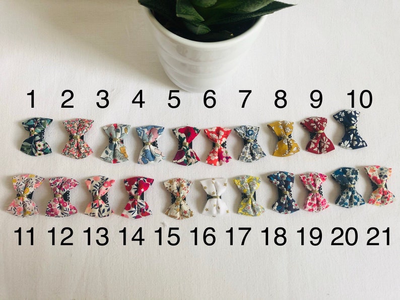 Baby magic barrette even without hair, anti-slip barrette, small girly bow for fine hair Individually birth, Christmas gift idea image 2