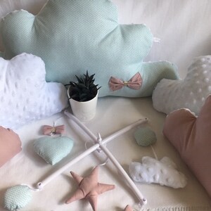 Tour De Lit Bebe Tour De Lit Nuages 5 Coussins Rose Peche Et Etsy Tour De Lit Bebe Tour De Lit Nuages 5 Coussins Rose Peche Et Etsy