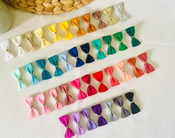 Magic hair clip, plain design, suitable even for babies without hair, anti-slip clip for fine hair - Knot - Sold individually - ideal gift for newborns or Christmas