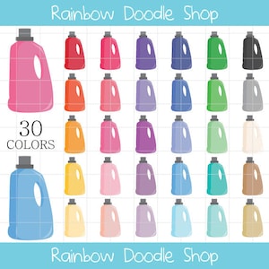 Laundry Detergent Clipart, Laundry Clipart, Laundry Clip Art, Laundry Soap Clipart, Liquid Detergent Clipart, Bottle Clipart, Soap Clipart