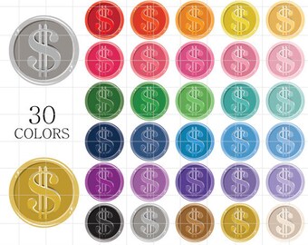 Dollar Coin Clipart, Dollar Coin Clip Art, Dollar Clipart, Coin Clipart, Coin Clip Art, Money Clipart, Token Clipart, Cash Clipart