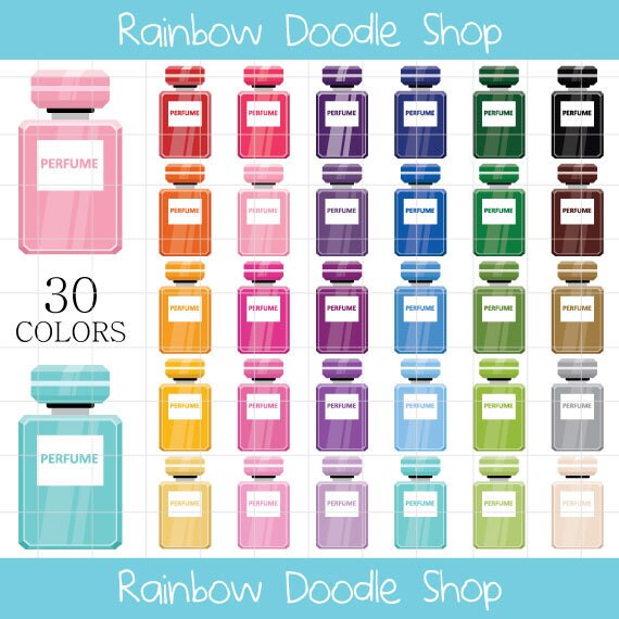 Parfum Flaschen Clipart Parfum Flasche Clipart Etsy