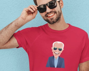 Biden in Sunglasses 2024 T-Shirt, Joe Biden Kamala Harris For President, 2024 Election, Democratic Party, Unisex Tee, Christmas Gift