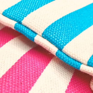 Cadeau voor moeder Nautische draagtas met opvallende streep | Strandtas | Babytas | Leuke tas | Tas met ritssluiting | Vakantietas | Moederdagcadeau
