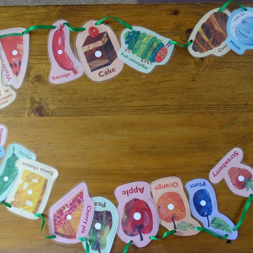 Eric Carle the Very Hungry Caterpillar Birthday Party Bunting - Etsy