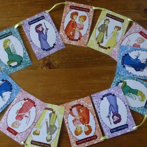 Jane Austen Bunting, Book themed Bunting