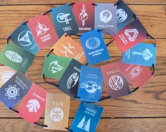 Star Trek Flag Bunting: Sci-Fi Party Decor