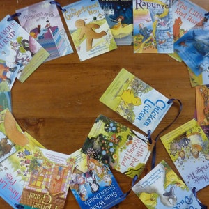 Guirlande de livres de contes de fées style 1, guirlande de livres