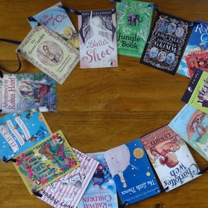 Classic Childrens Book Bunting Style 1, Garlands