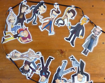 Dr Who Bunting, Character Bunting