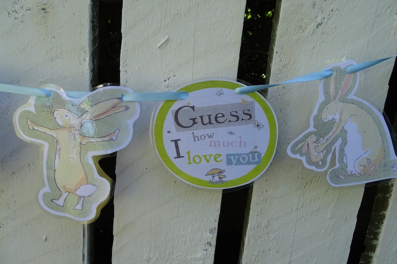 Guess How Much I Love You Bunting Etsy UK
