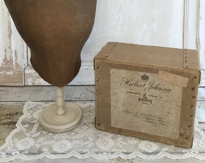 Antique Herbertjohnson London Card Hatbox Etsy