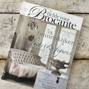 Liefde voor Brocante アンティーク　インテリア　ブック　本 Loving Brocante Magazine - Etsy