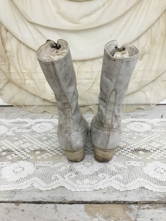 Antique Victorian Leather Boots - image 4