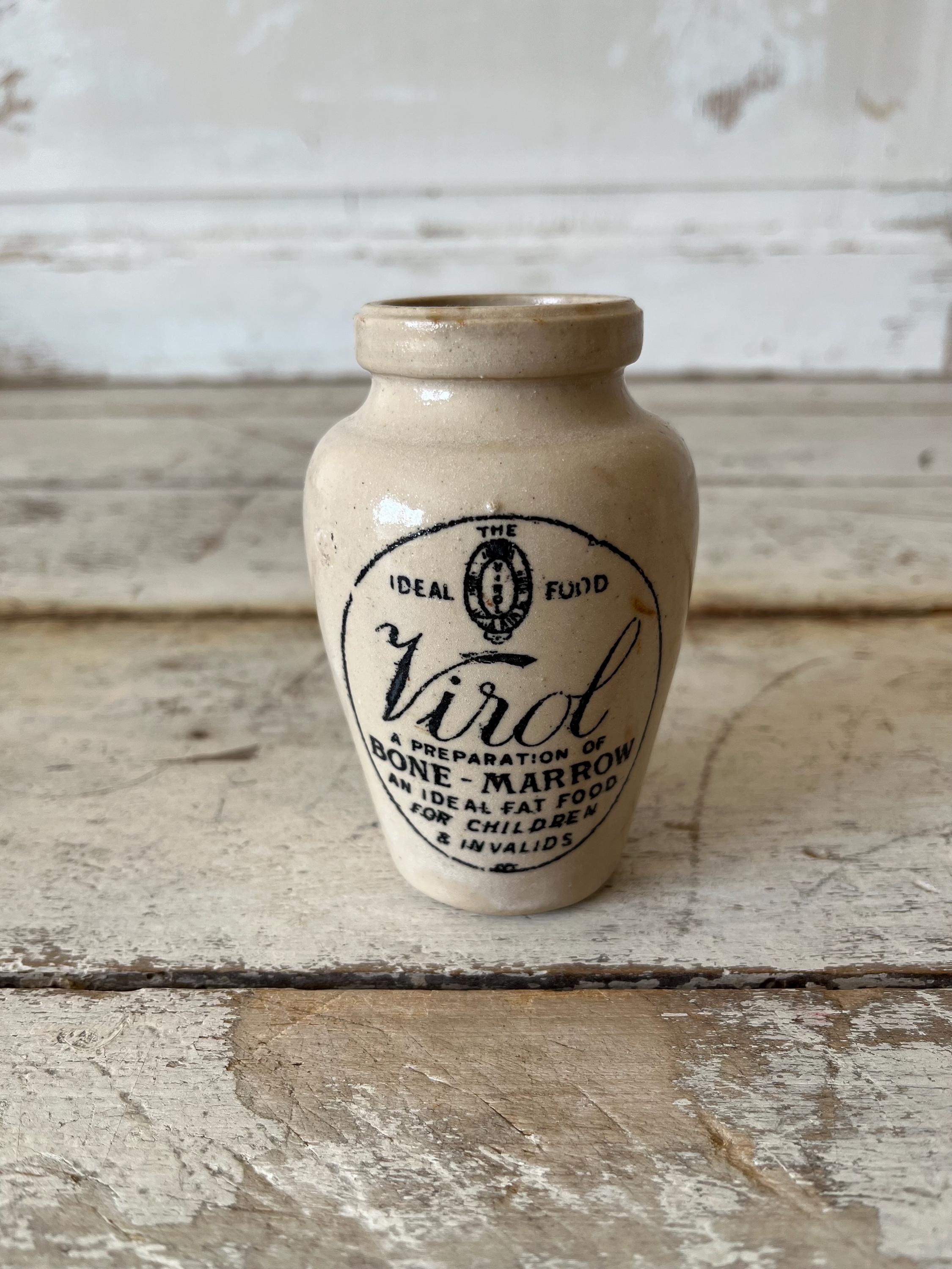 Antique Virol Stoneware Jar - Etsy