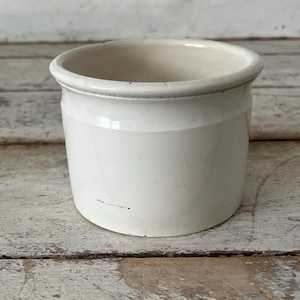 French Ironstone Jam Pot