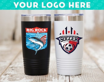 CUSTOM PRINTED 20oz Tumblers With Your Business or Team Logo | Corporate Gifts | Team Gifts | Employee Appreciation | Team Building | Swag!