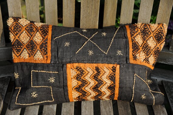 Kuba Cloth Kuba Cloth Cushion Cover Kuba Cloth Pillow African Etsy