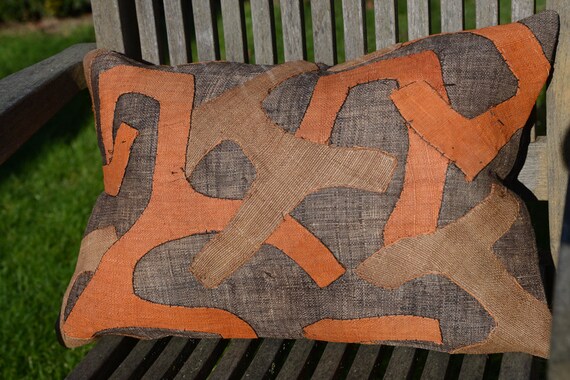 Kuba Cloth Kuba Cloth Cushion Cover Kuba Cloth Pillow African Etsy