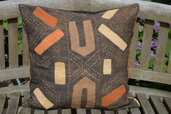 Kuba Cloth Kuba Cloth Pillow Kuba Cushion Cover African Kuba Etsy