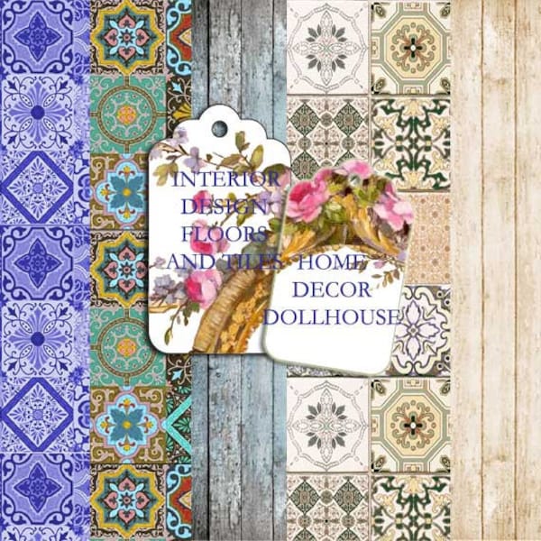 Modern Dollhouse Wallpaper Etsy