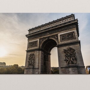 Paris Photography, Arc De Triomphe, Minimalist Wall Art Print, Extra Large Art, Modern Urban Wall Decor, Gift for Her, Him, History, France
