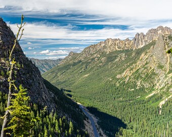 Descarga digital del parque nacional North Cascades, imprima su foto digital, fotografía de viajes, impresión fotográfica, decoración del hogar arte de pared fina