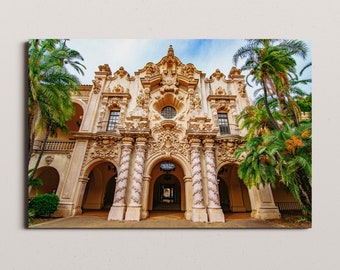 Impresión fotográfica del Parque Balboa de San Diego, arte mural de California
