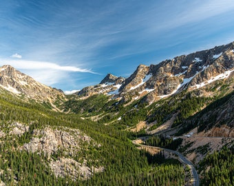 North cascades national park digital download, print yourself digital photo, travel photography, photo print, home decor fine wall art