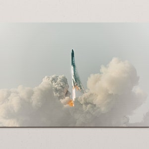 Starship super heavy rocket launch Boca Chica, Texas photo print. Space, flight, mars, launch, unique, gift, photography, orbit, stars