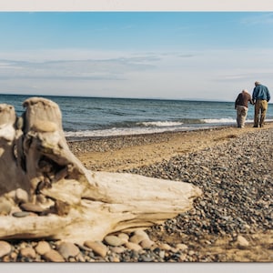 Lake Superior Photography, Beach Photograph, Upper Peninsula, Michigan, Beach House Photography, Wall Art, Home Decor, family, elder, life