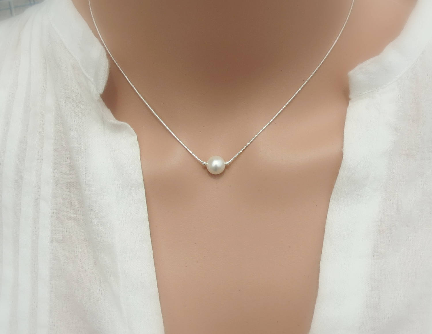 One pearl necklace sale