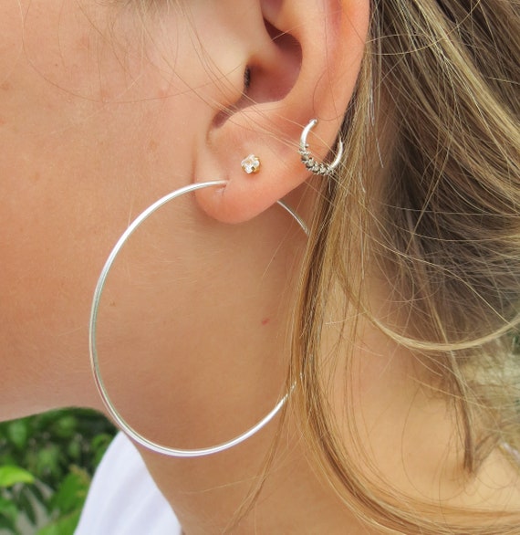 Gold Filled Hoop Earrings Thin Hoops High Quality Hoops Gold