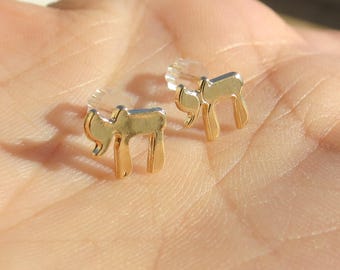 Gold Filled Chai Earrings, Gold Chai Stud Earrings, Gold Chai Post Earrings, Jewish Jewelry, Judaica Jewelry, Life Earrings, Small Chai Post