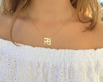 Ahava Love Necklace, Hebrew Love Necklace, Hebrew letters Pendant, The Ahava Necklace, Judaica Necklace, Jewelry From Israel, Love Necklace.