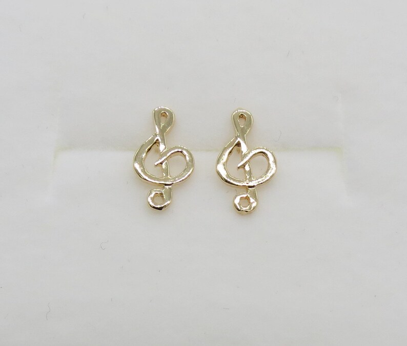A PAIR OF TIBETAN SILVER MUSICAL NOTE TREBLE CLEF LEVERBACK HOOK - Foto 6
