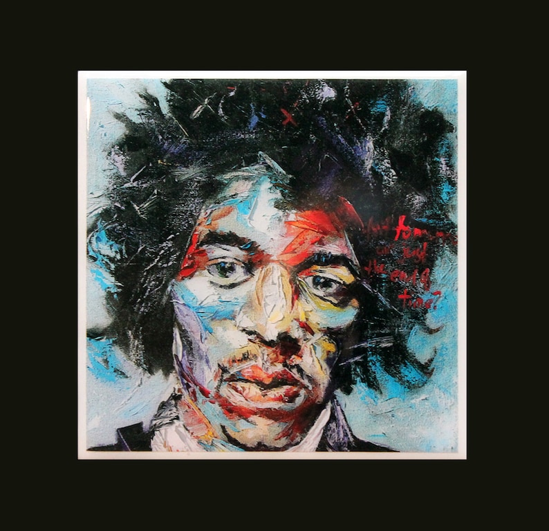 ChuckHorsmanArt Jimi Hendrix Coaster