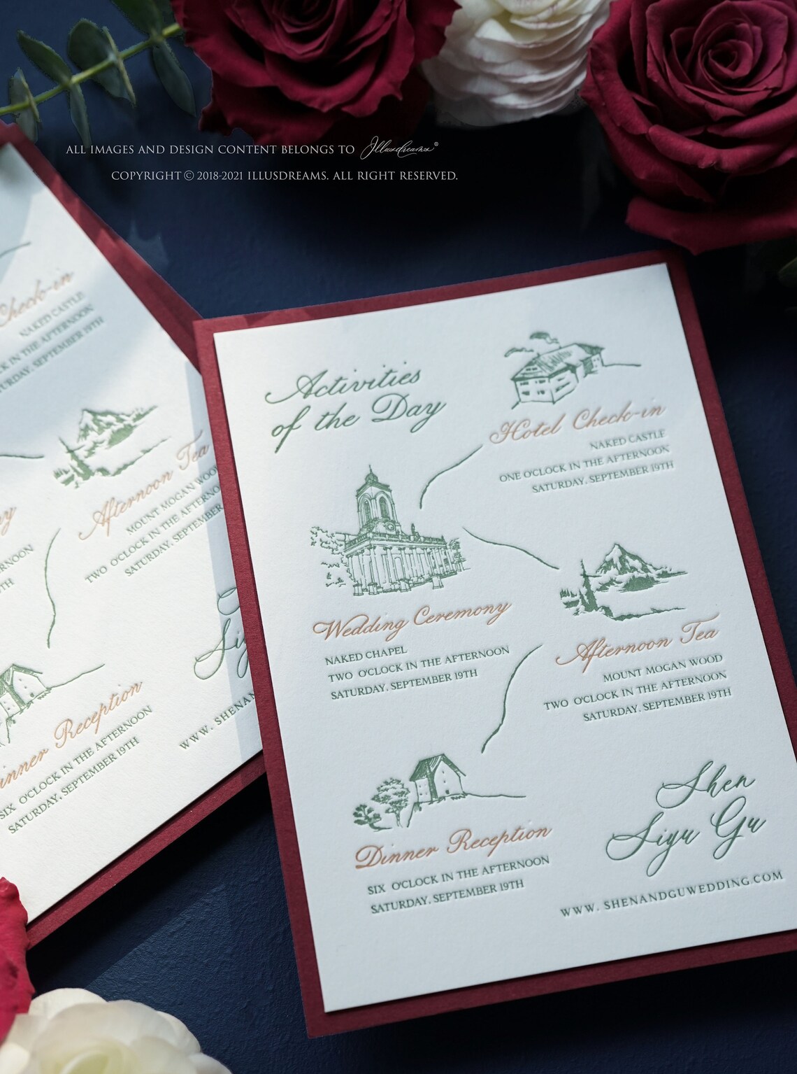 Custom Wedding Map Template Map Letterpress Press - Etsy