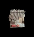 KALIMBA MBIRA VINTAGE, 28 years  , handmade gift ideas, Simboti  finger piano, african mbira, thumb piano, african musical instrument, product logo