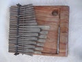 AFRICAN KALIMBA MBIRA - African Mbira Piano, Nyamaropa Tuning, Kalimba Mbira Piano, Small Finger Piano, Solid Wooden Instrument, Piano Gift product logo