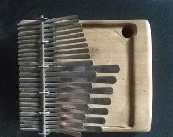 African kalimba Mavembe , Gandanga mbira 24 keys rustic instrument classic , kalimba african,    made to order