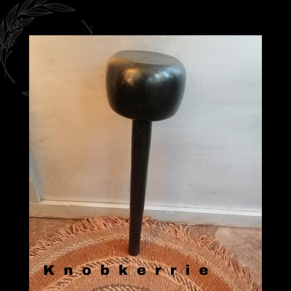 Knobkerrie African Knobkerrie Clubs Blackwood Knobkerrie Etsy
