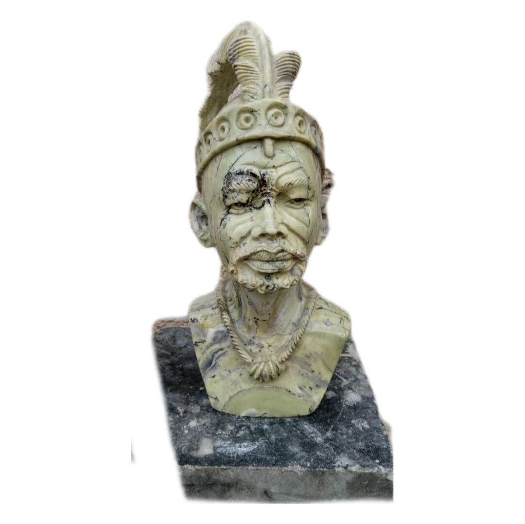 SHONA STONE SCULPTURE, Butter Jade Stone, Moses Mangenda, Home Decor