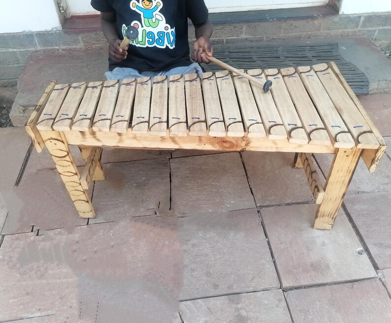 HANDMADE MARIMBA, 17 Key Xylophone, Educational Musical Instrument