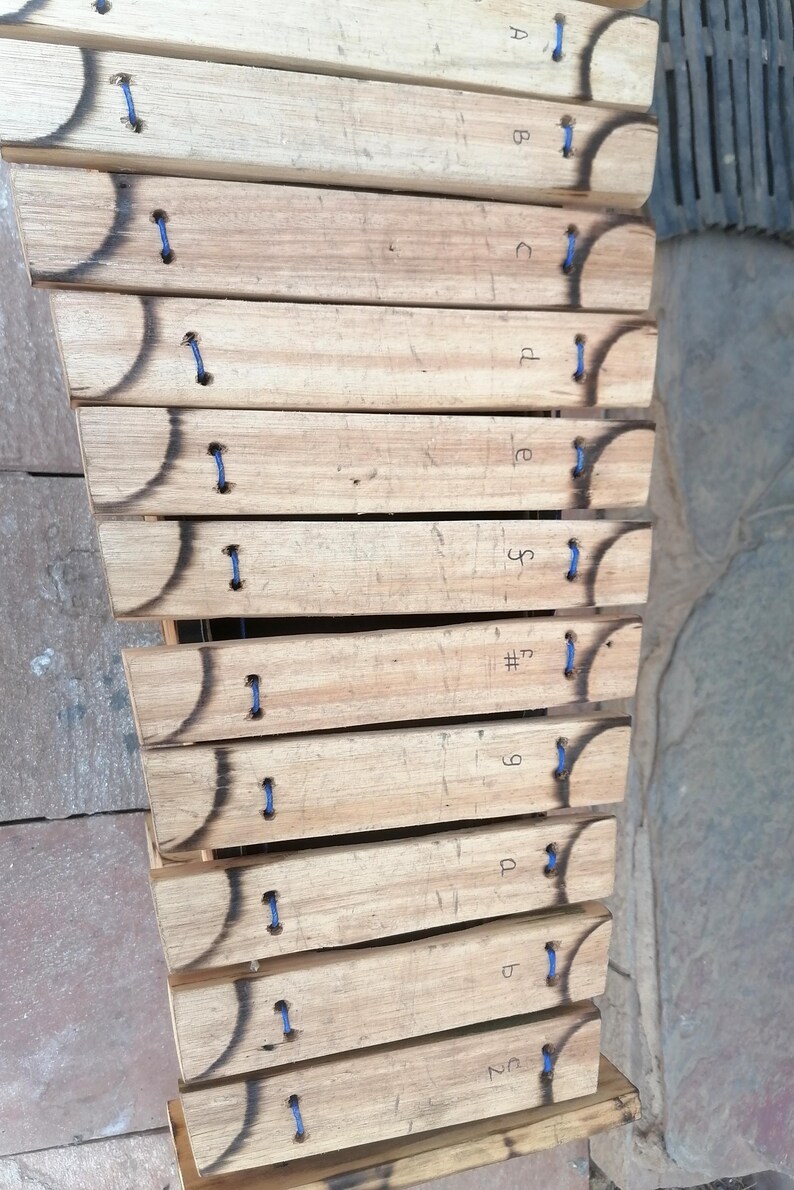 HANDMADE MARIMBA, 17 Key Xylophone, Educational Musical Instrument