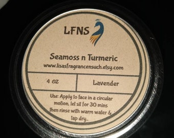 Seamoss n Tumeric Face Mask &/or Facial Brush