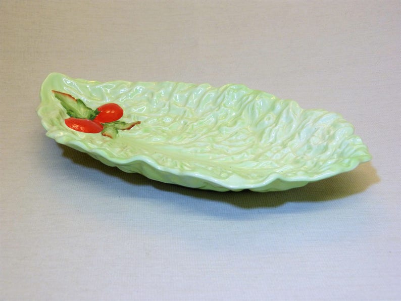 Carlton Ware Lettuce Leaf Dish Vintage Leaf Dish Etsy