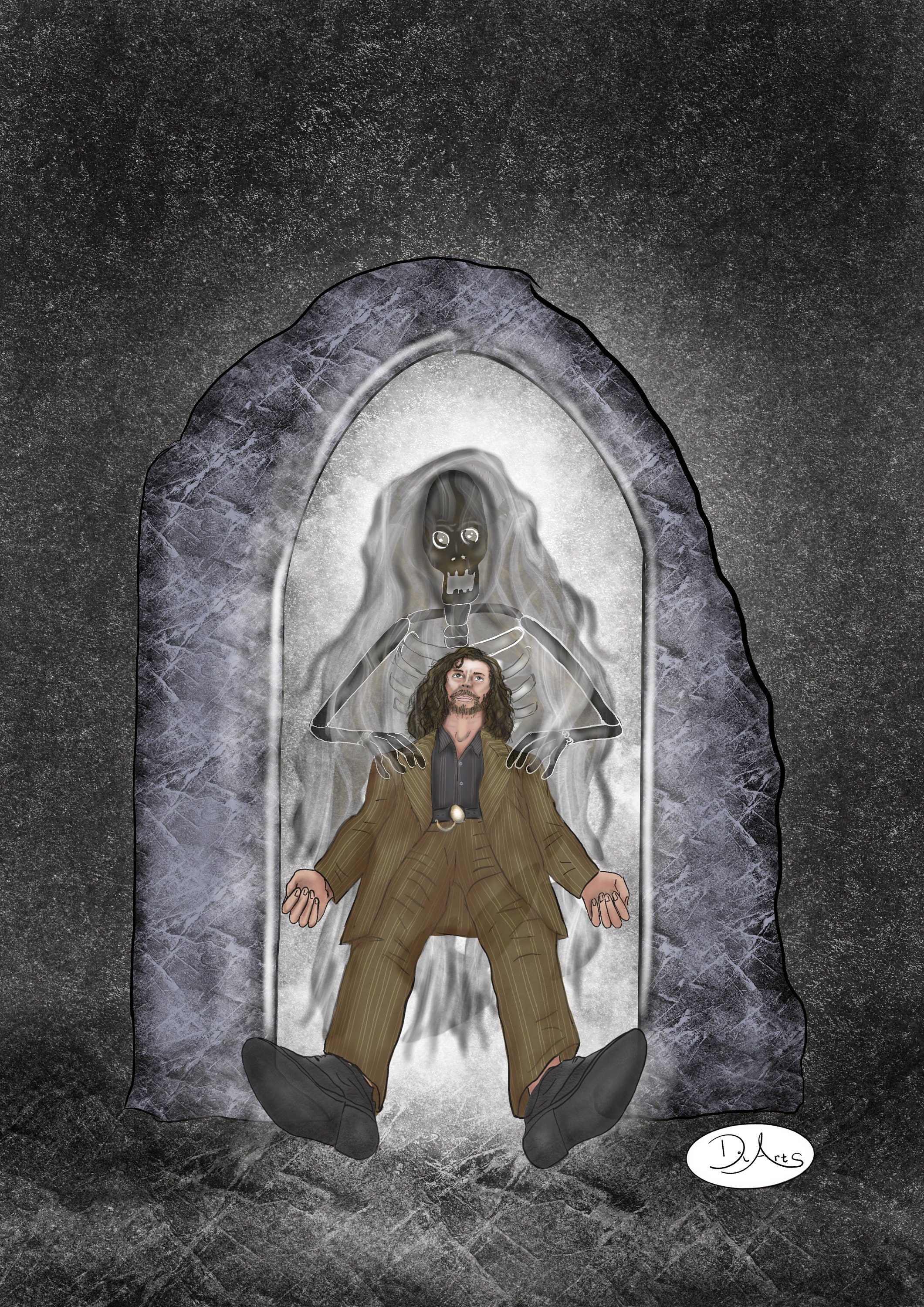 Sirius Black Digital Art Download Etsy